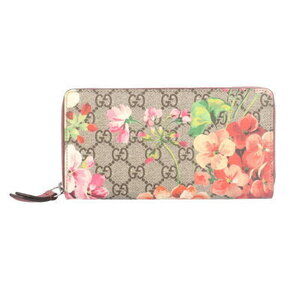 Gucci GG Blooms long wallet Supreme canvas
